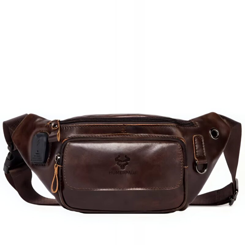 Mini sacoche cuir homme