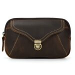 Sacoche banane ceinture idéale smartphone - Marron
